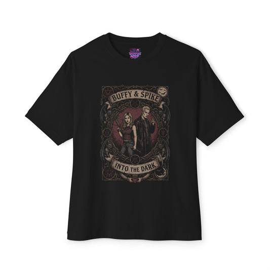 Buffy the Vampire Slayer Angel Spike Drama – 90s Icon Premium Oversized Unisex T-Shirt
