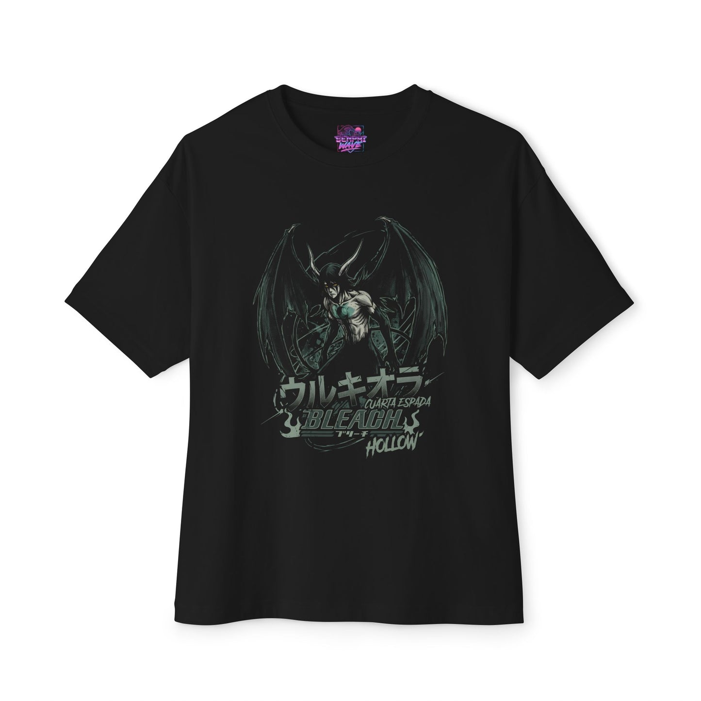 Bleach Ulquiorra: Green Slitted Eyes Icon Premium Oversized Unisex T-Shirt