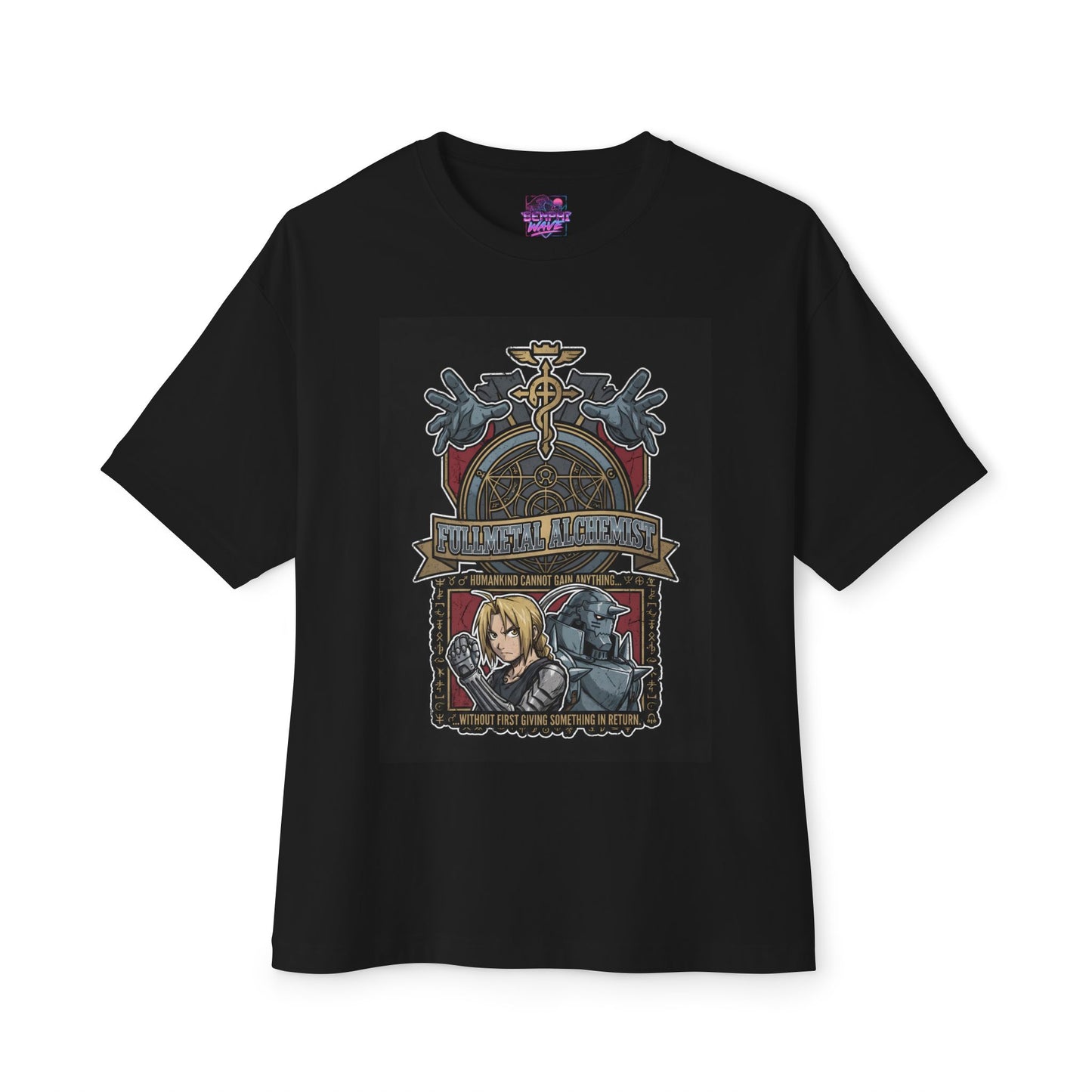 Edward Elric Short Alchemist Temper Legend Premium Oversized Unisex T-Shirt