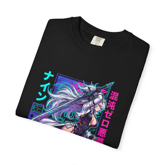 Nine CZN Vanguard Mercenary Legendary Survivor Big Sword Fan Art Portrait Premium T-Shirt