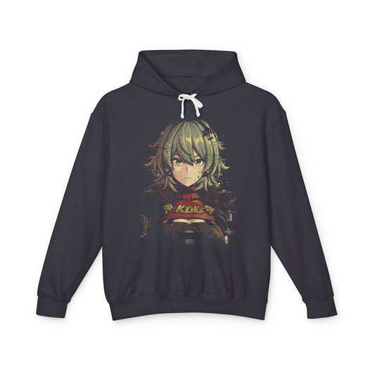 Caesar King ZZZ Grey Green Hair Yellowish Eyes Icon Unisex Premium Hoodie