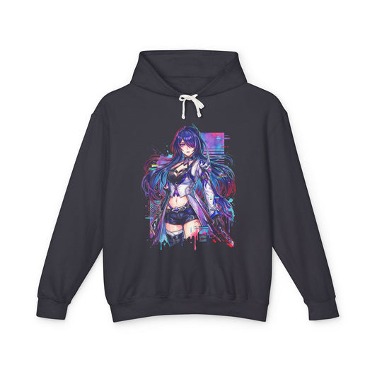 Acheron HSR Galaxy Ranger Black Red Coat Melancholic Icon Unisex Premium Hoodie
