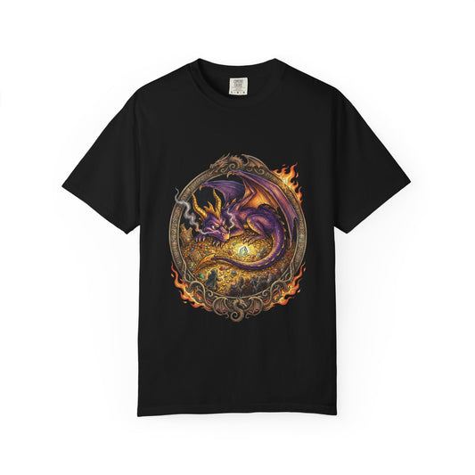 Spyro the Dragon Fellowship Inspired – Fire-Breathing Hero Middle-earth Portrait Premium T-Shirt
