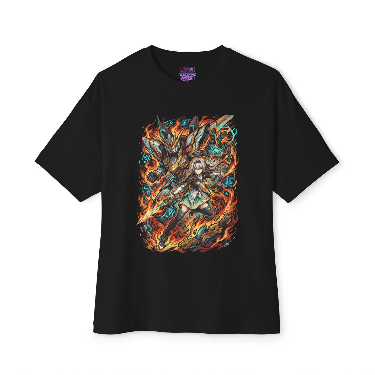 Firefly Honkai Star Rail: Stellaron Hunter SAM Mech Premium Oversized Unisex T-Shirt