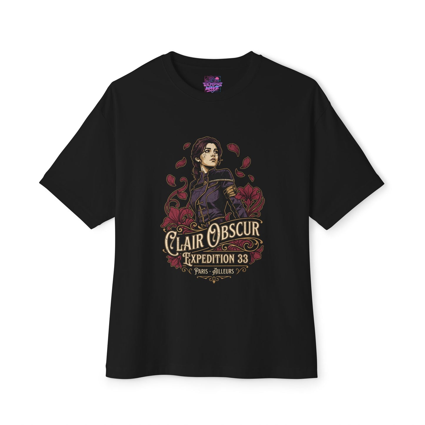 Clair Obscur: Red Petal Streetwear Masterpiece Premium Oversized Unisex T-Shirt