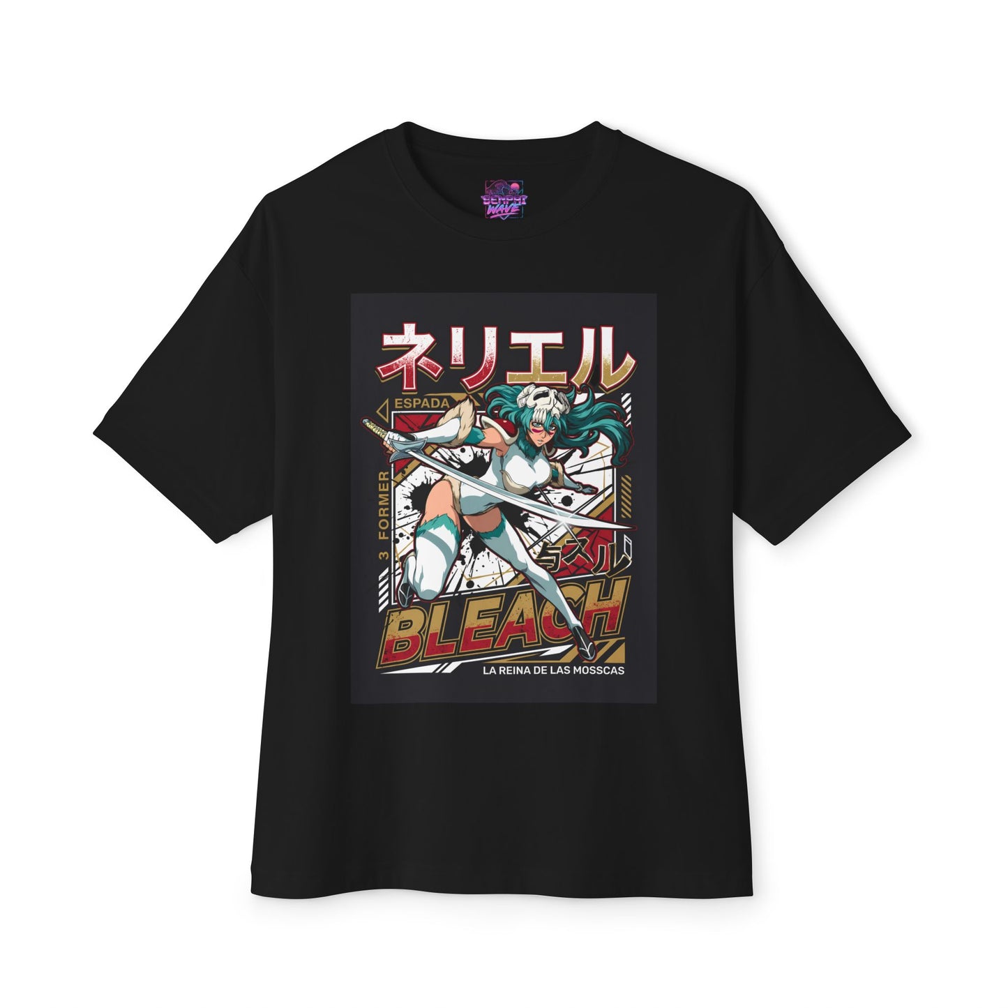 Nelliel Bleach: Broken Mask Horned Arrancar Queen Premium Oversized Unisex T-Shirt