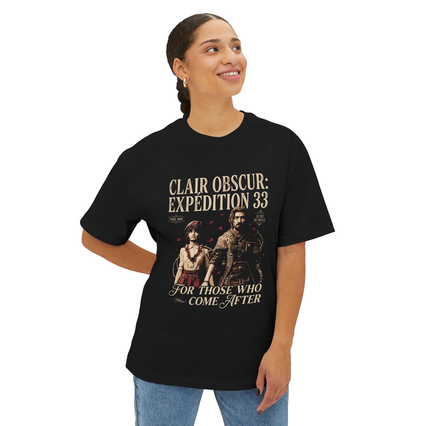Clair Obscur Expedition 33: Streetwear Premium Oversized Unisex T-Shirt