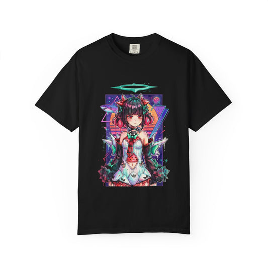 Zenless Zone Zero Nangong Yu Lead Dancer Ether Stun Vaporwave Art Premium T-Shirt
