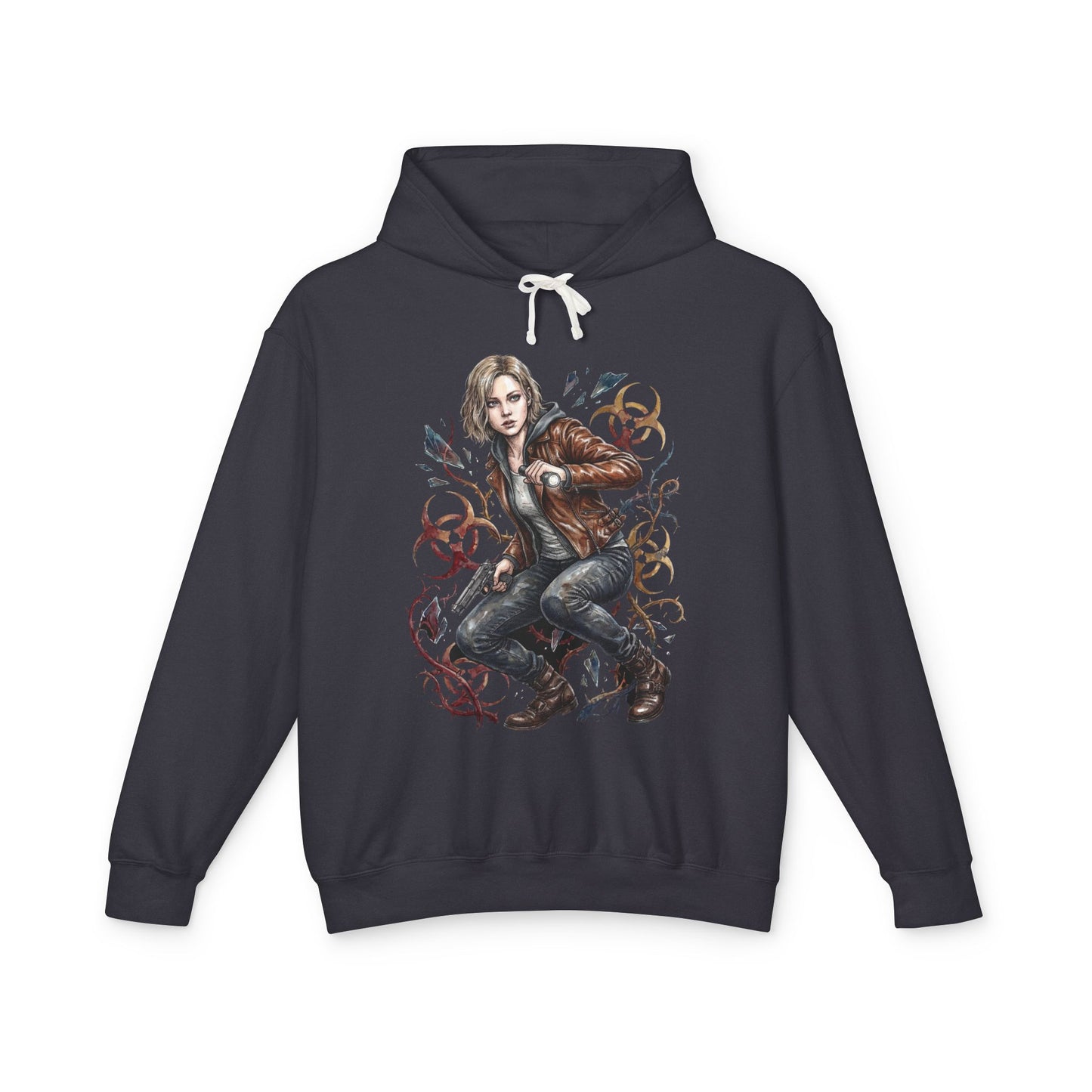 Resident Evil 9 Grace Ashcroft Raccoon Press Legacy Tribute Art Unisex Premium Hoodie