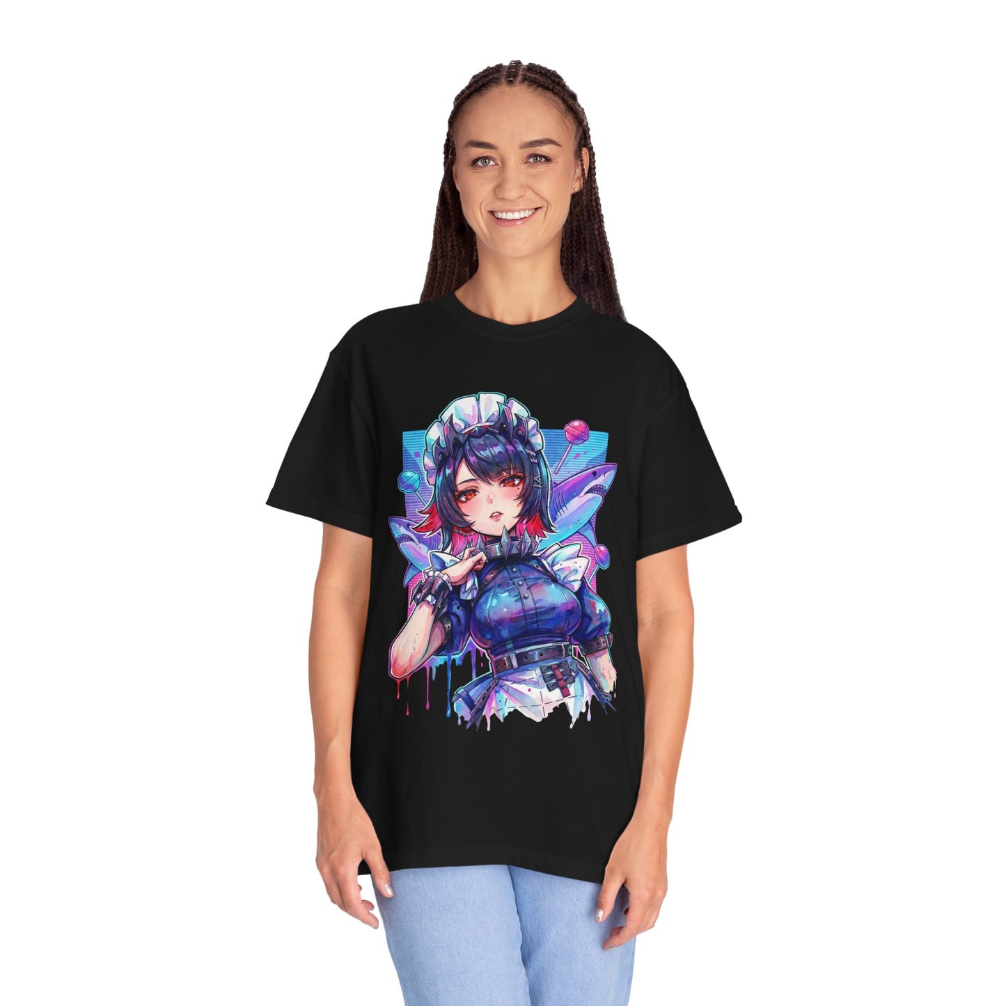 Zenless Zone Zero Ellen Joe Shark Hood Maid Icon Premium T-Shirt