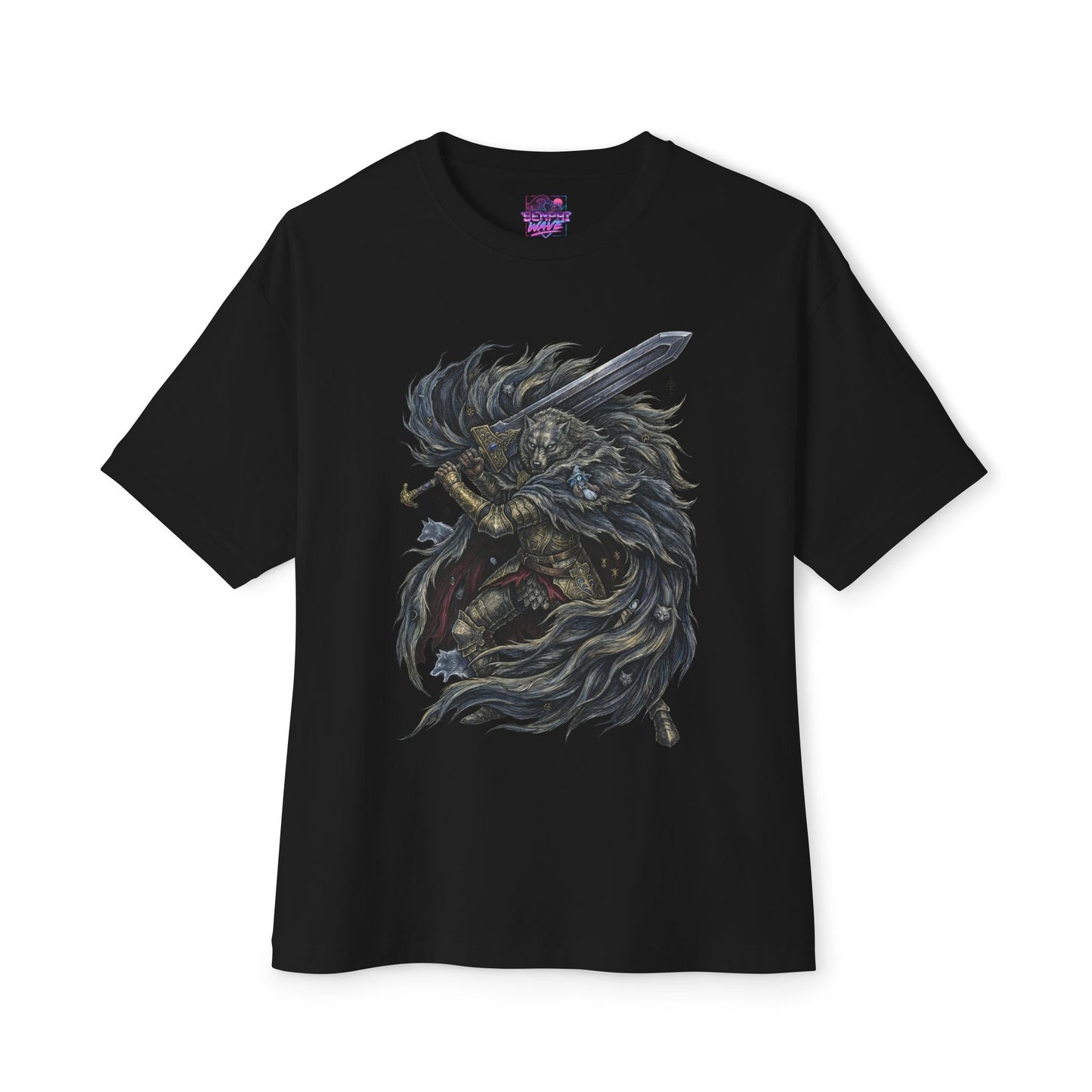Blaidd the Half Wolf Armored Wolf Warrior Premium Oversized Unisex T-Shirt