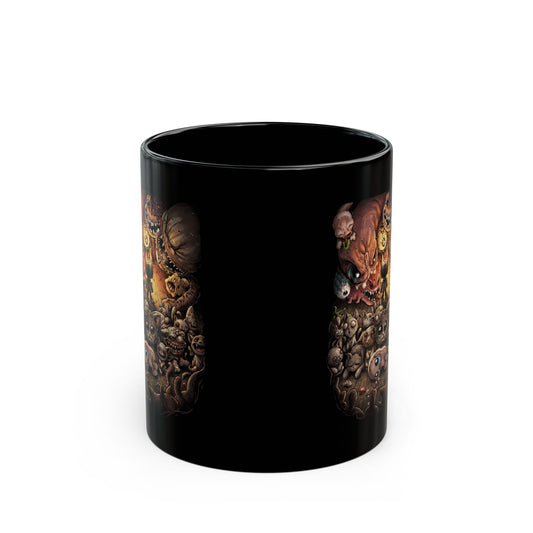 Mewgenics Isaac Easter Egg Catapocalypse Black Mug