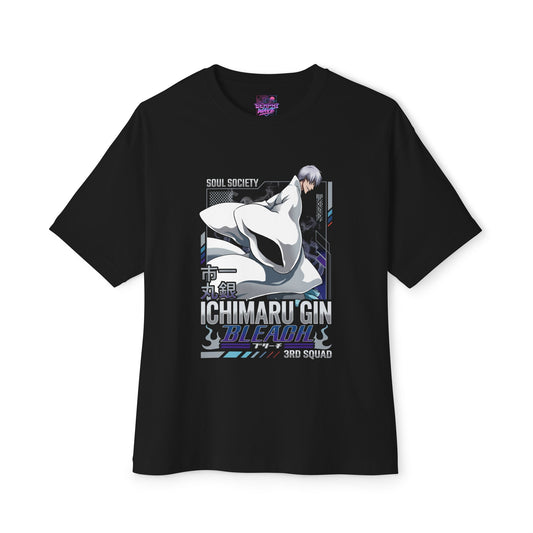 Bleach Gin Ichimaru: Fox Smile Captain Premium Oversized Unisex T-Shirt