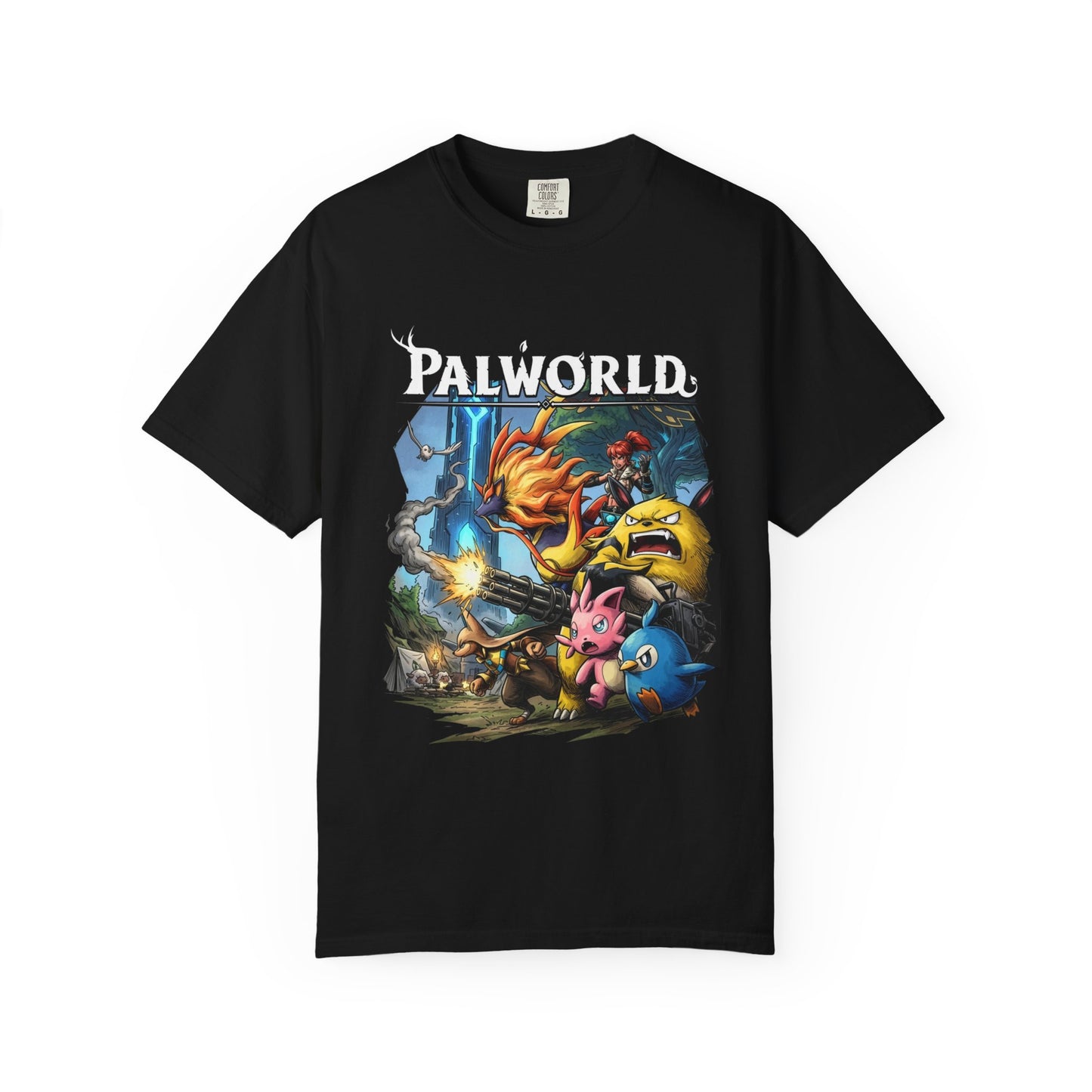 Palworld Chillet Pal Capture Sphere Fan Art Premium T-Shirt