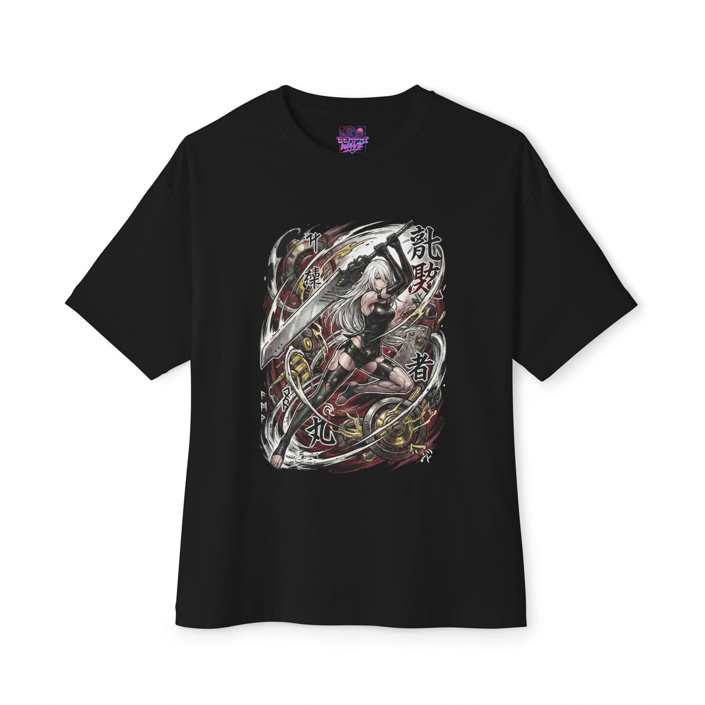 NieR Automata A2 T-Shirt | Beastlord Greatsword Existential Warrior Apparel Premium Oversized Unisex T-Shirt