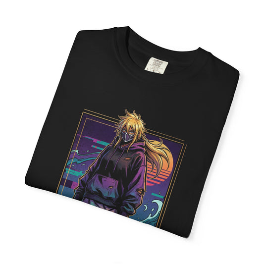 Bleach Harribel Blonde Hair Hollow Mask Remnant Art Premium T-Shirt
