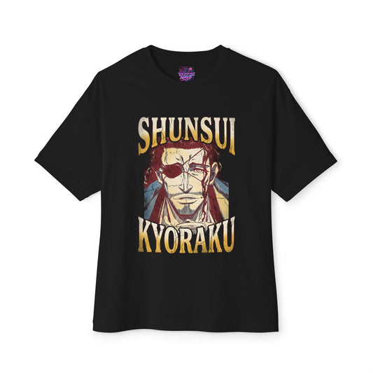 Shunsui Kyoraku Bleach Retro Anime Graphic Bootleg Tee