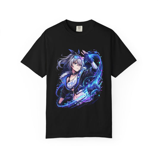 Silver Wolf HSR: Purple Hair Gaming Prodigy Icon Premium T-Shirt