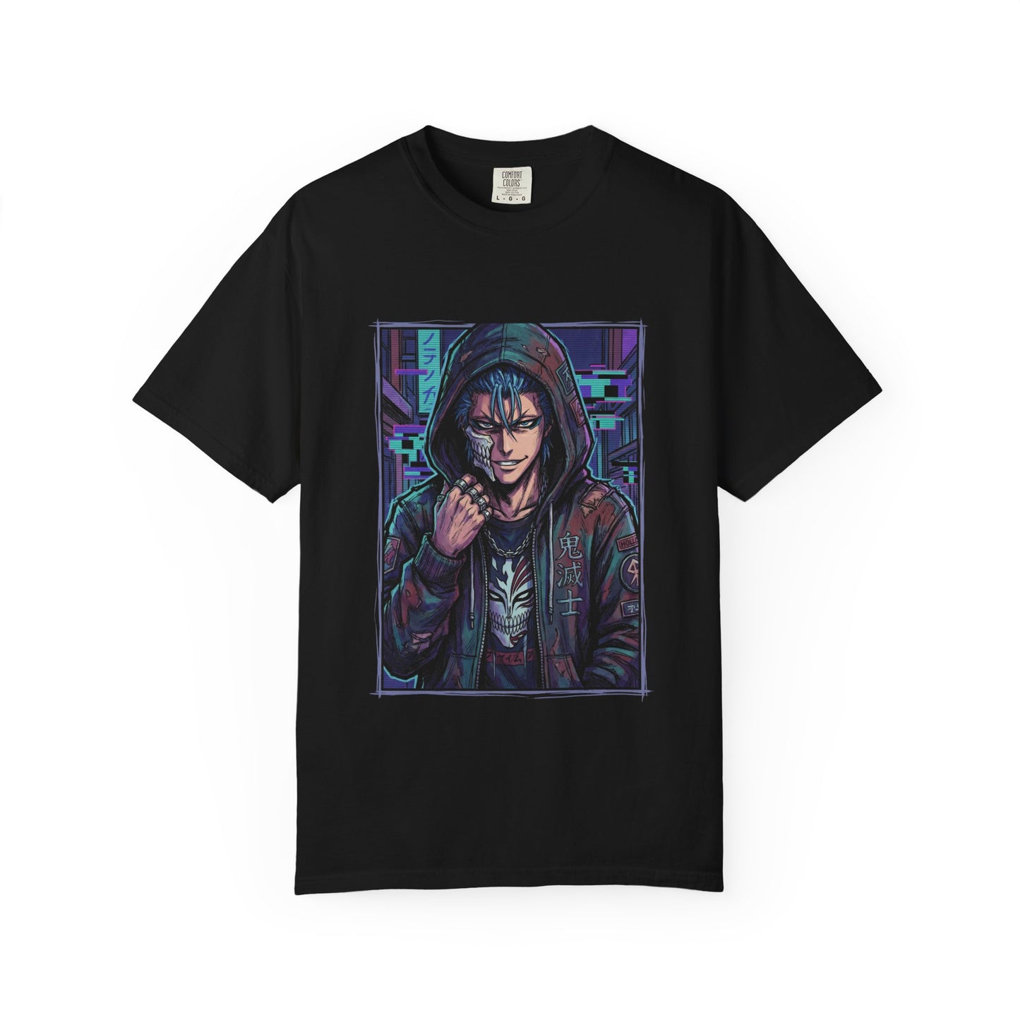 Grimmjow Jaegerjaquez Bleach Urban Streetwear Vaporwave Japanese Text Premium T-Shirt