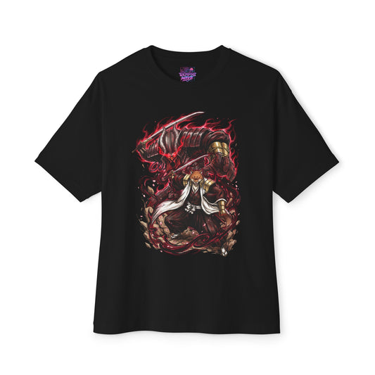 Sajin Komamura Bleach Wolf Captain Armored Portrait Premium Oversized Unisex T-Shirt
