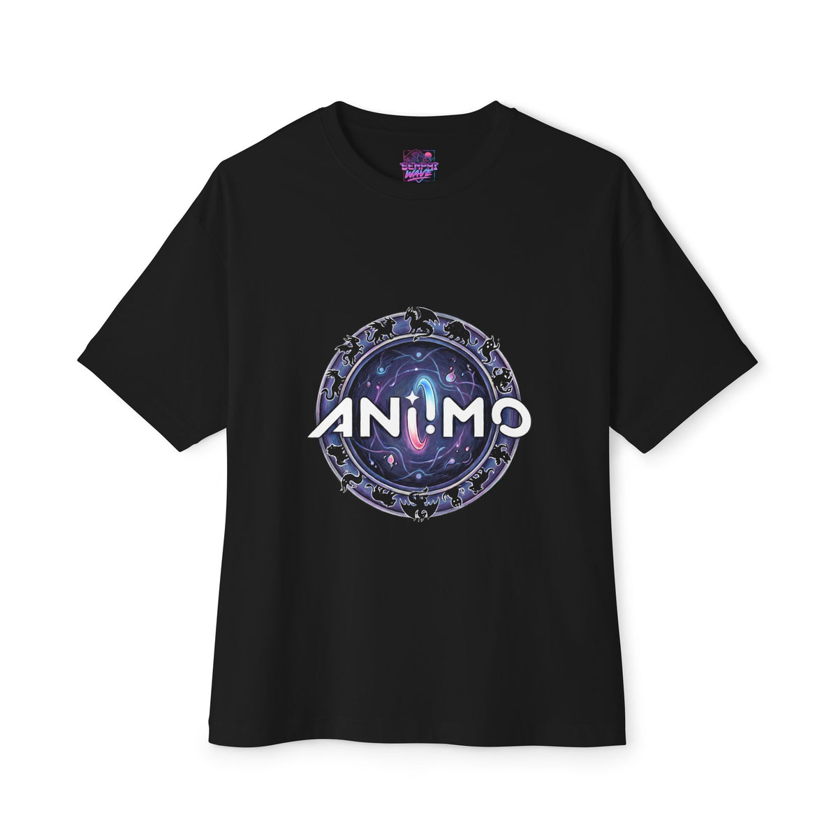Aniimo Game Logo Emblem Logo Title Art - Oversized Premium Tee