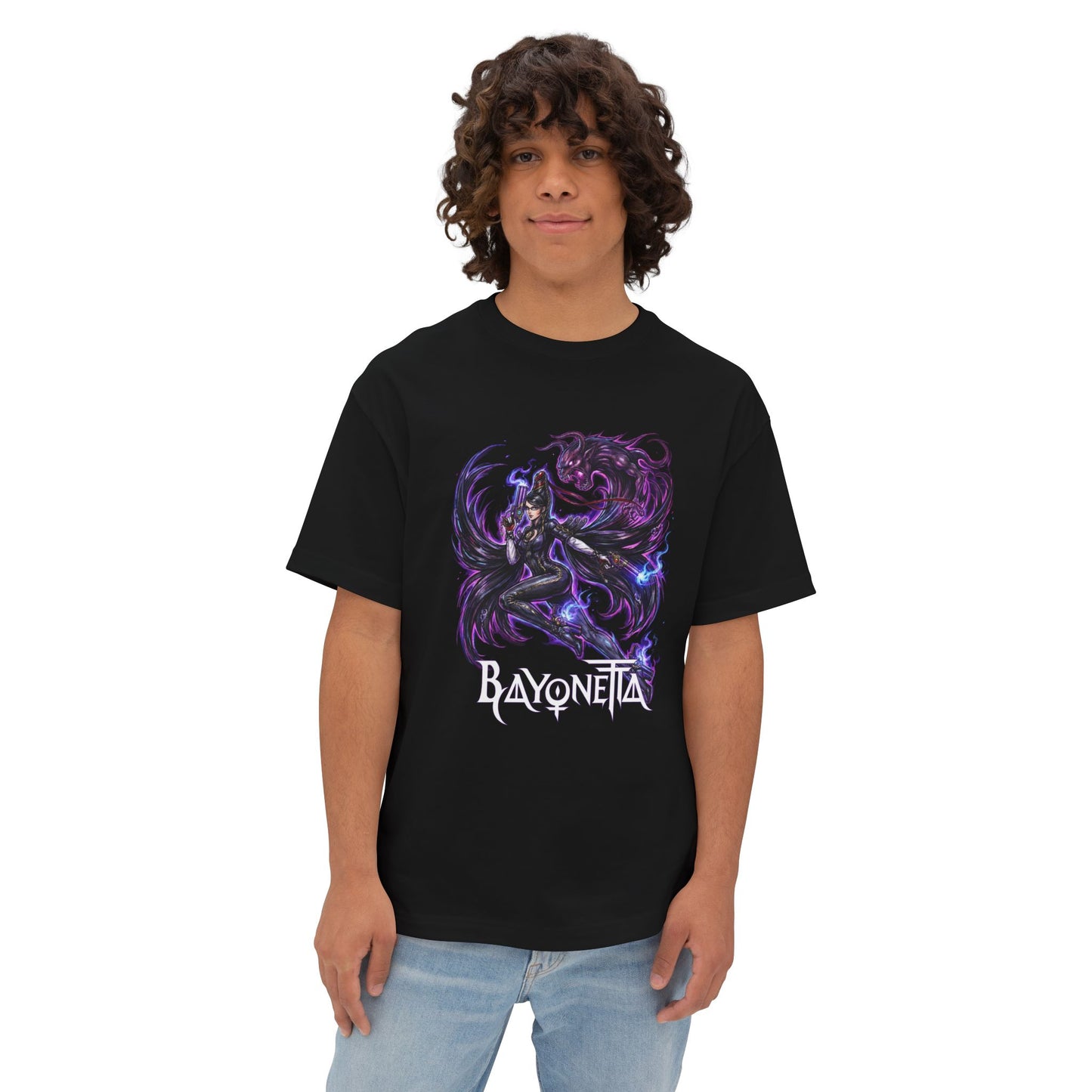 Umbra Witch Bayonetta Beehive Hair Portrait Premium Oversized Unisex T-Shirt