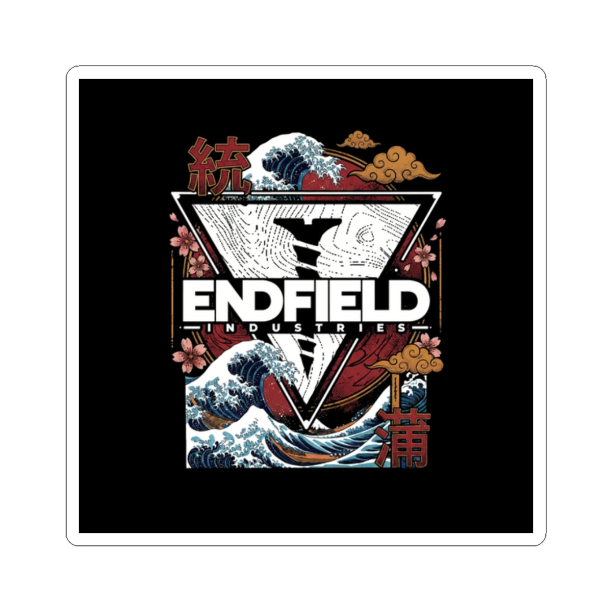 Arknights Endfield Industries Great Wave Crest Sticker