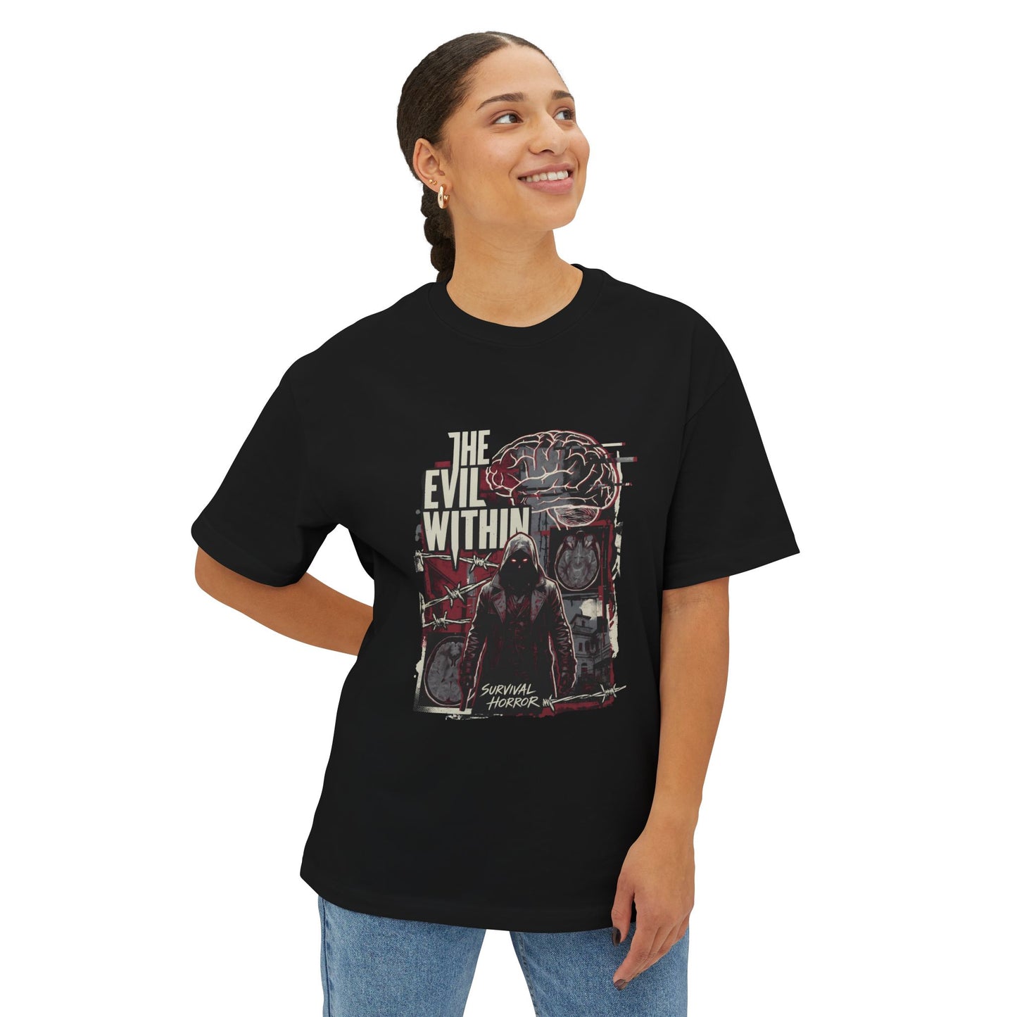 The Evil Within: Ruvik's Twisted Mind Palace Premium Oversized Unisex T-Shirt