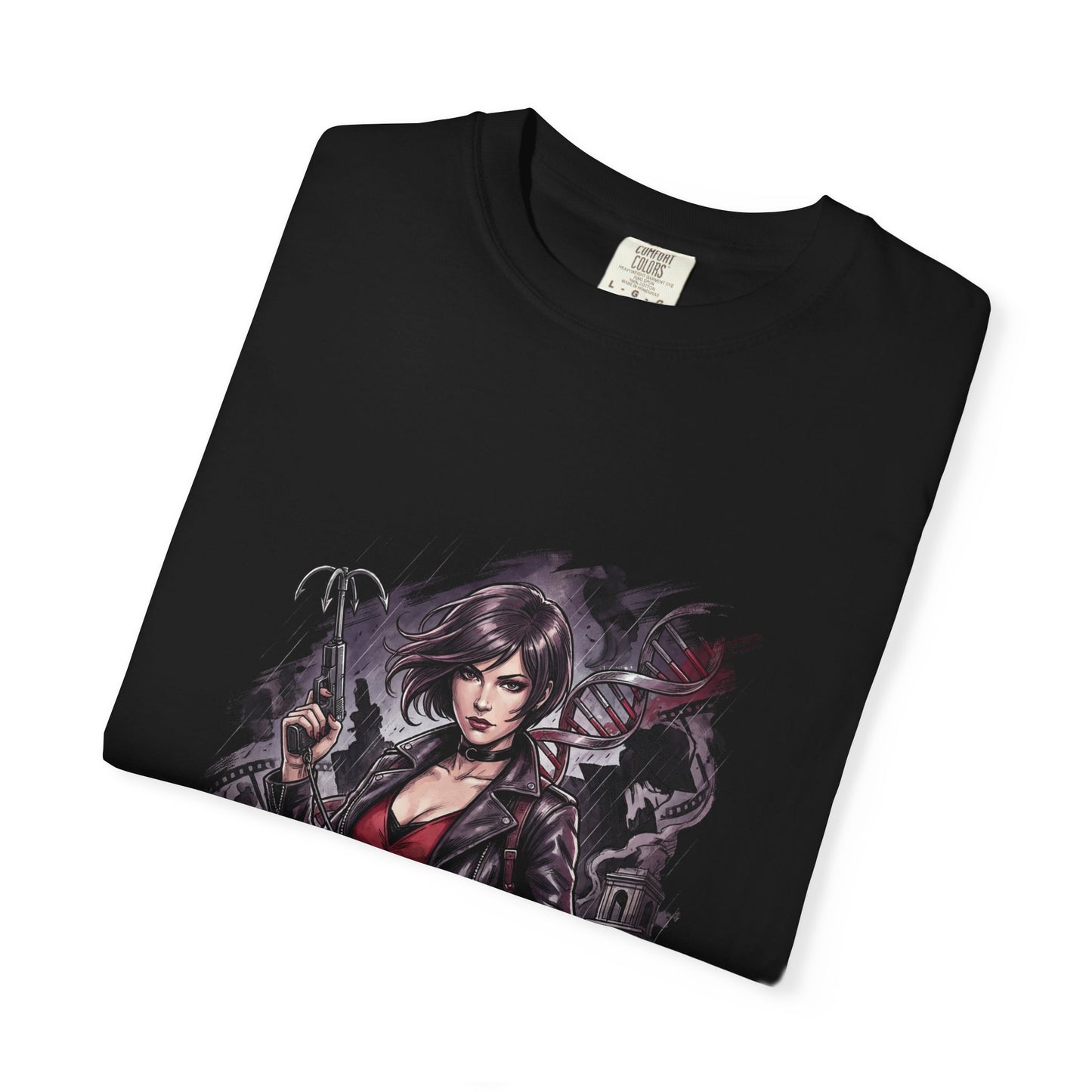 Resident Evil Ada Wong Vaporwave Retro Synthwave Design Premium T-Shirt