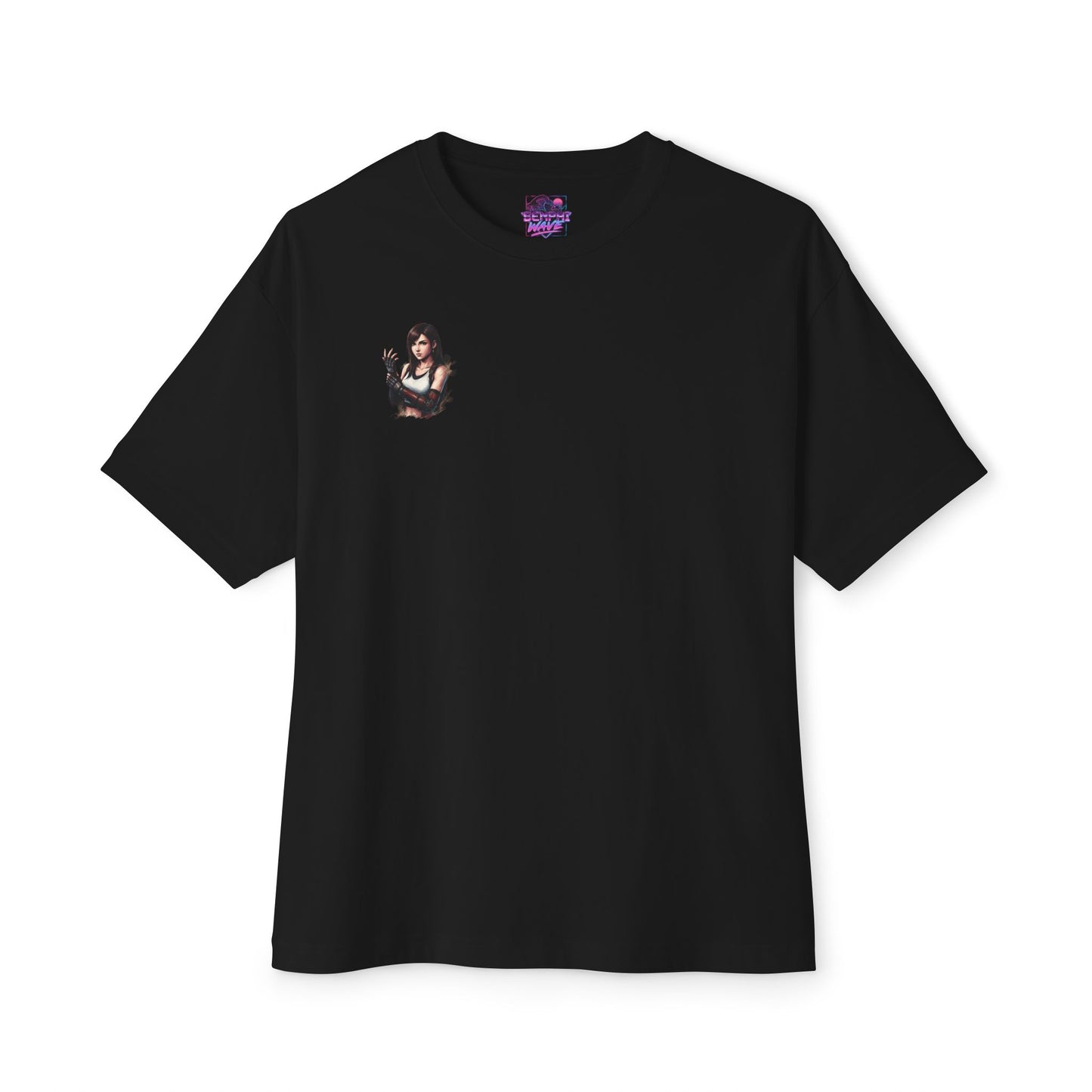 FF7 Tifa T-Shirt | Lockhart Bartender Martial Artist Final Fantasy VII Tee Premium Oversized Unisex T-Shirt