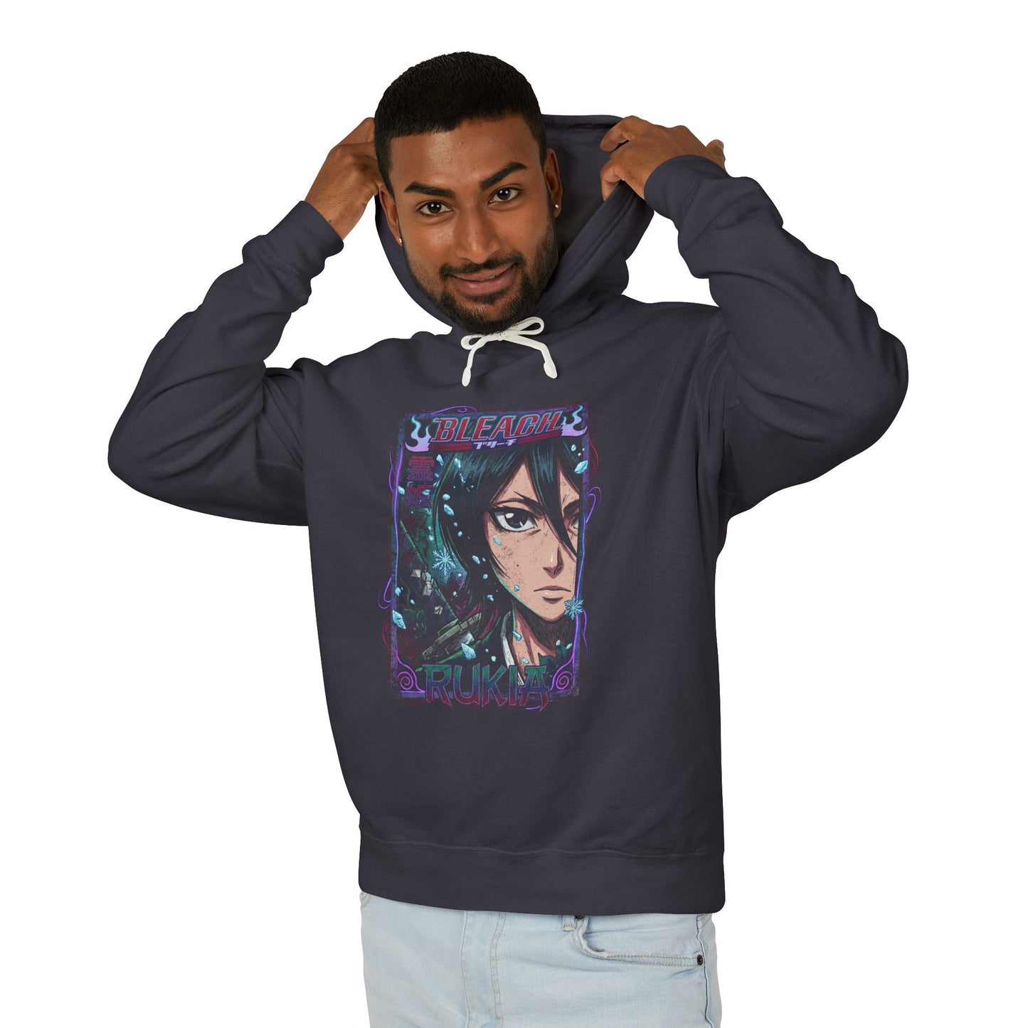 Rukia Kuchiki: Ice Shinigami of Bleach Unisex Premium Hoodie