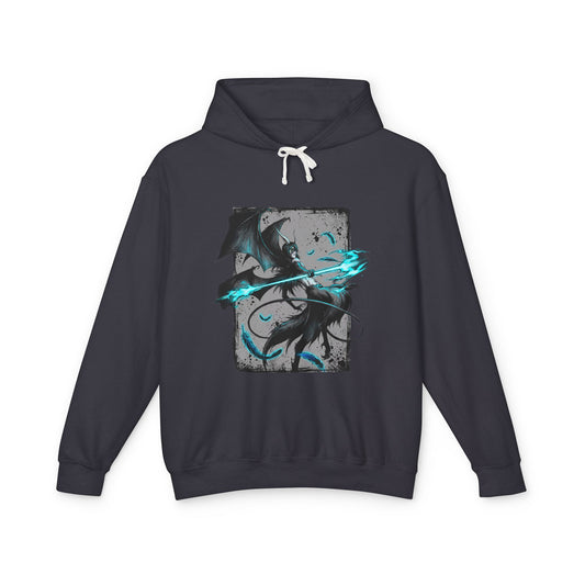 Pale Skin Green Slit Eyes Hollow Inspired – Tear Marks Frown Portrait Art Unisex Premium Hoodie