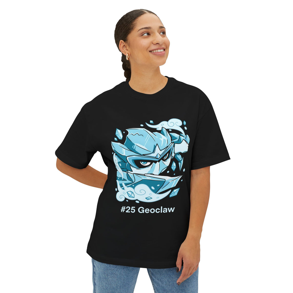 Geoclaw Aniimo Minimalist Creature Art - Oversized Premium Tee