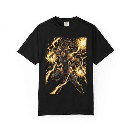 Bleach Yoruichi Shihouin Black Cat Transformation Golden Eyes Icon Premium T-Shirt