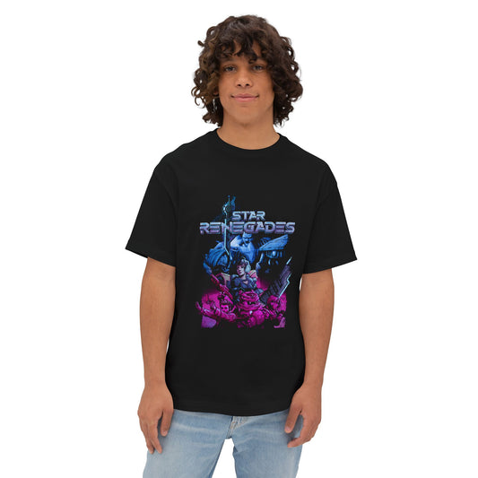 Star Renegades Rebel Squad Blue Neon Oversized T-Shirt