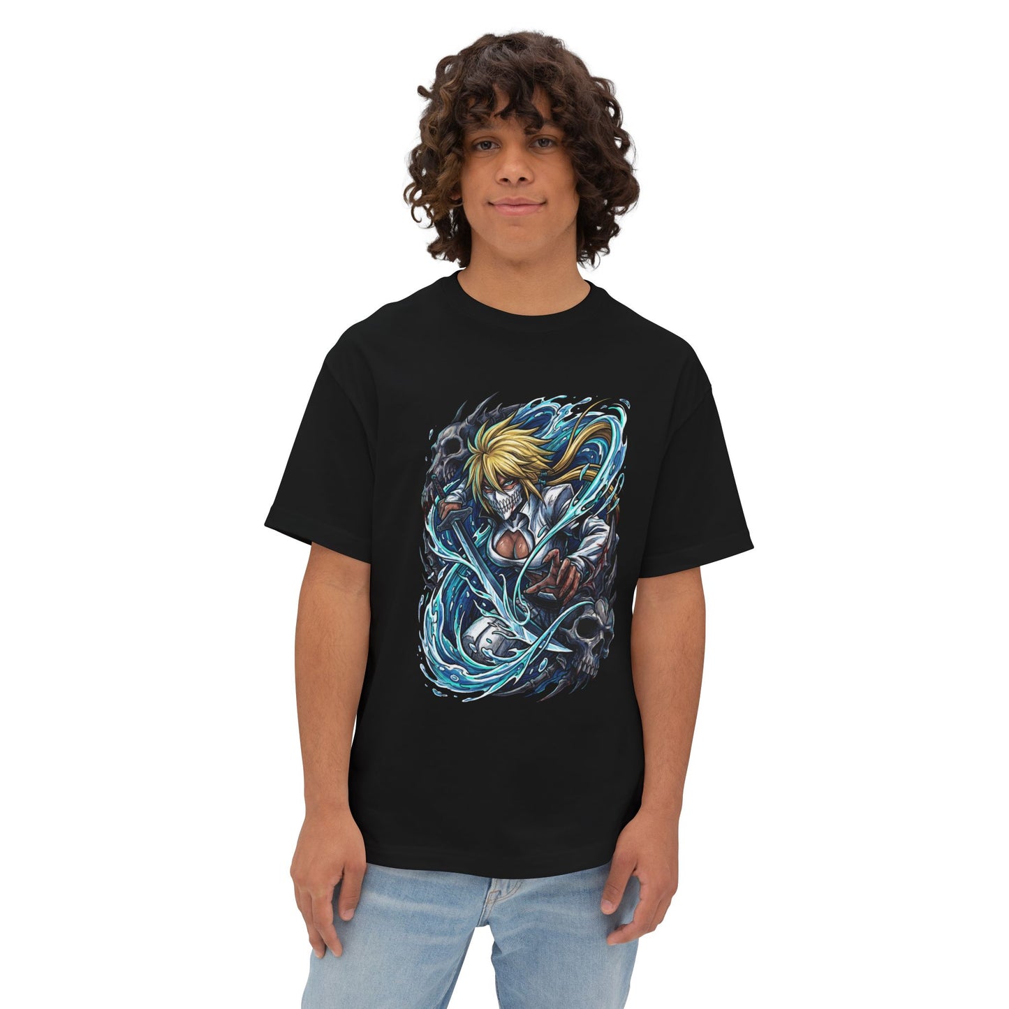 Bleach Tier Harribel Mask Remnants Portrait Premium Oversized Unisex T-Shirt