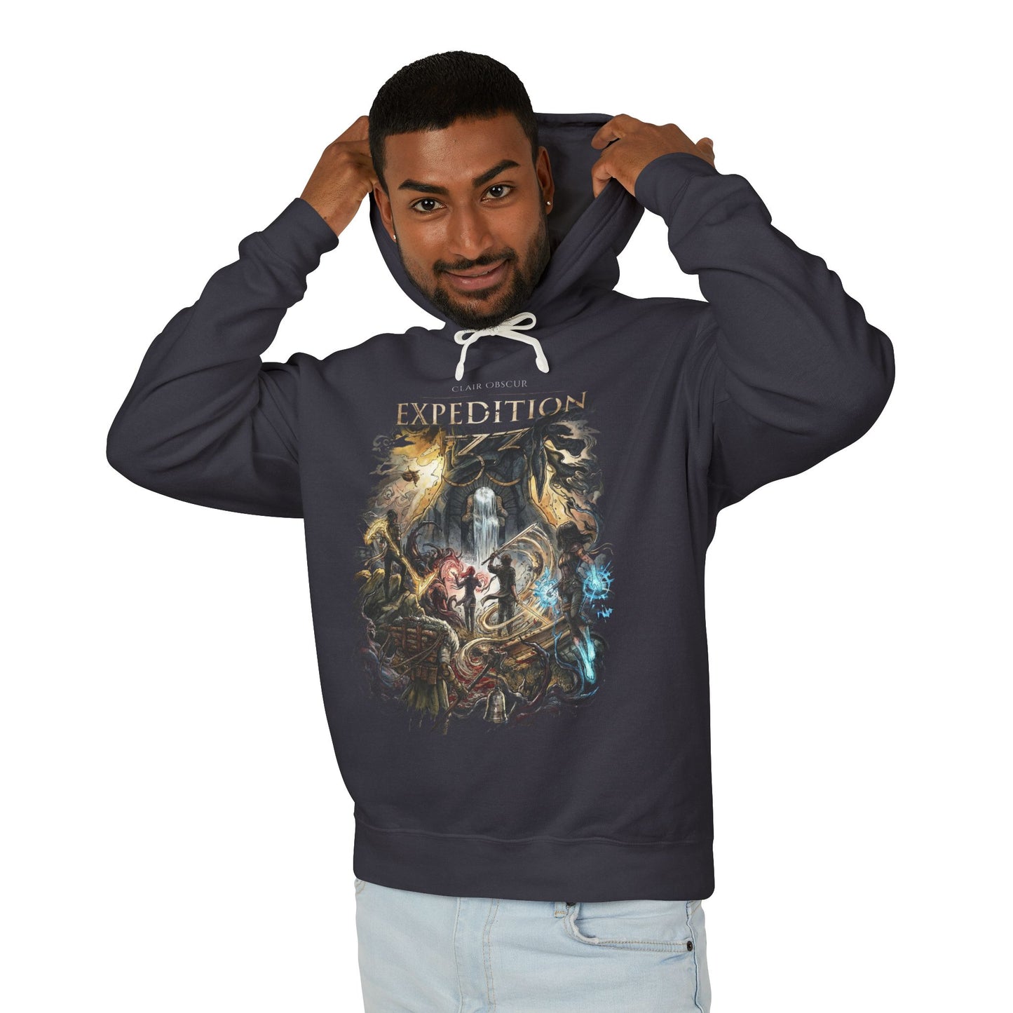Clair Obscur Facing Paintress Retro Pixel Horror Boss Portrait Unisex Premium Hoodie