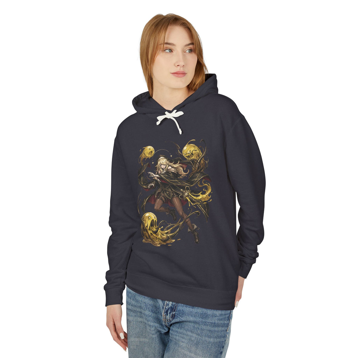 Chaos Zero Nightmare Orlea Shadow and Gold Slime Ghosts Fan Art Hoodie