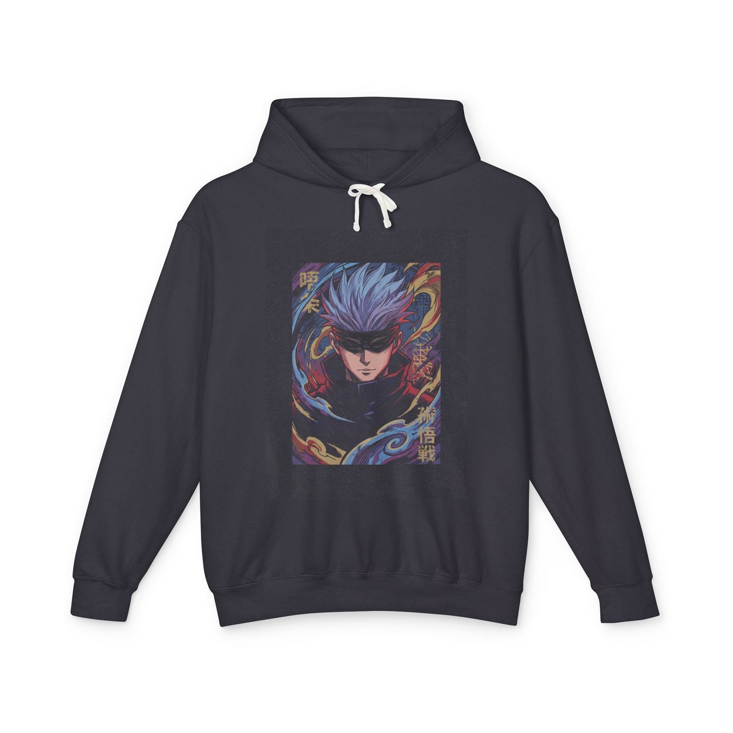 Gojo Satoru JJK Black Uniform Jacket Portrait Unisex Premium Hoodie