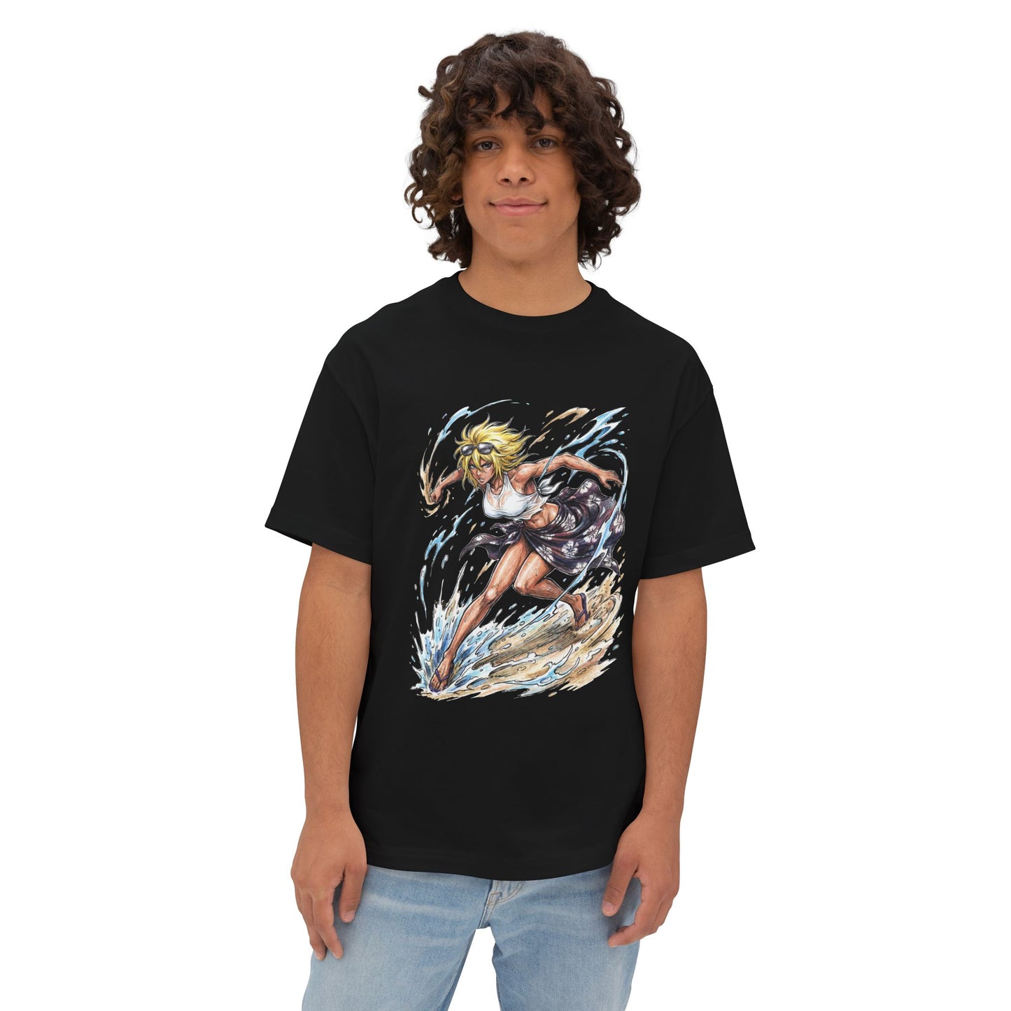 Tier Harribel Bleach Calm Arrancar Captain Pose Premium Oversized Unisex T-Shirt