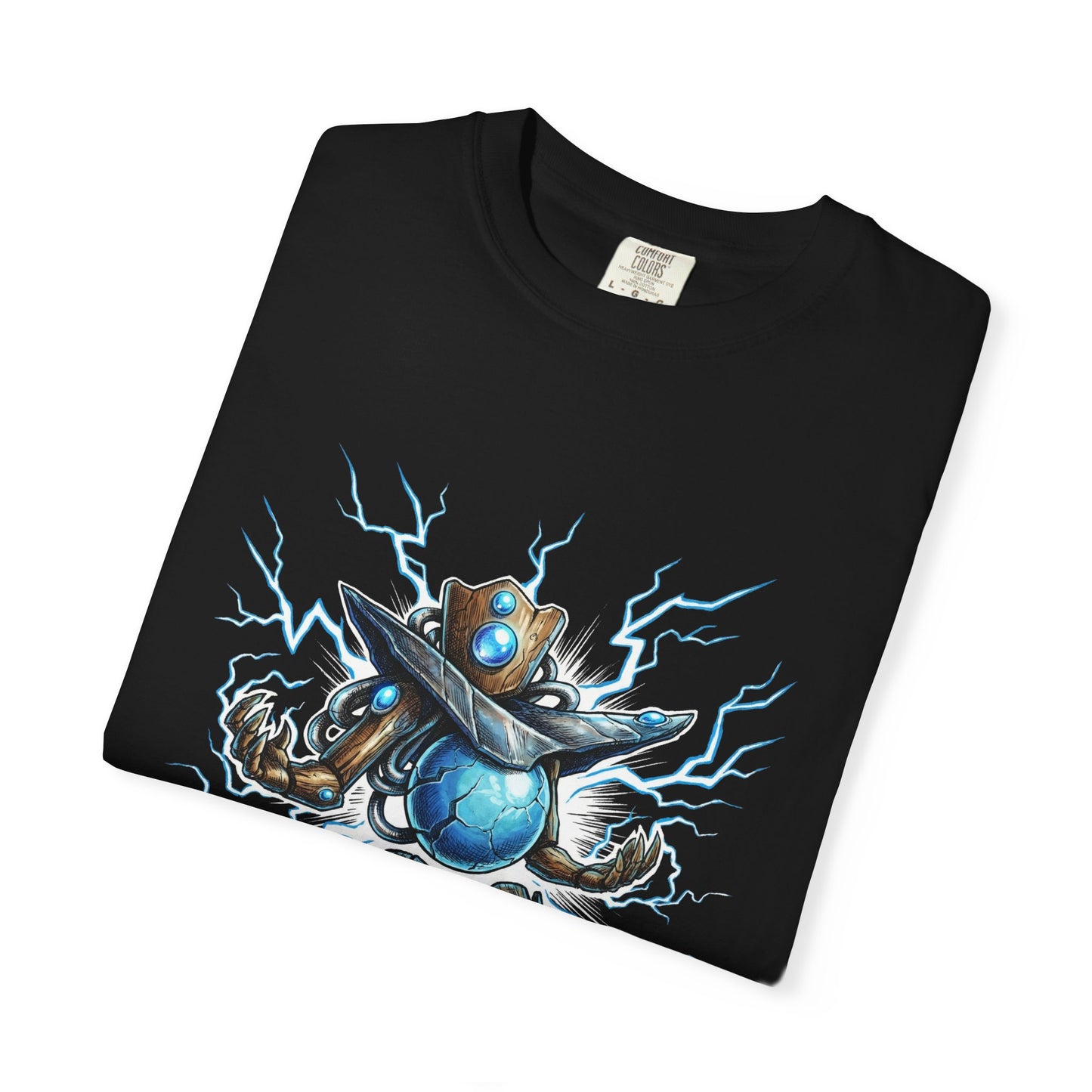Slay the Spire Construct Mod Fan Art – Robotic Cycle Warrior Design Premium T-Shirt