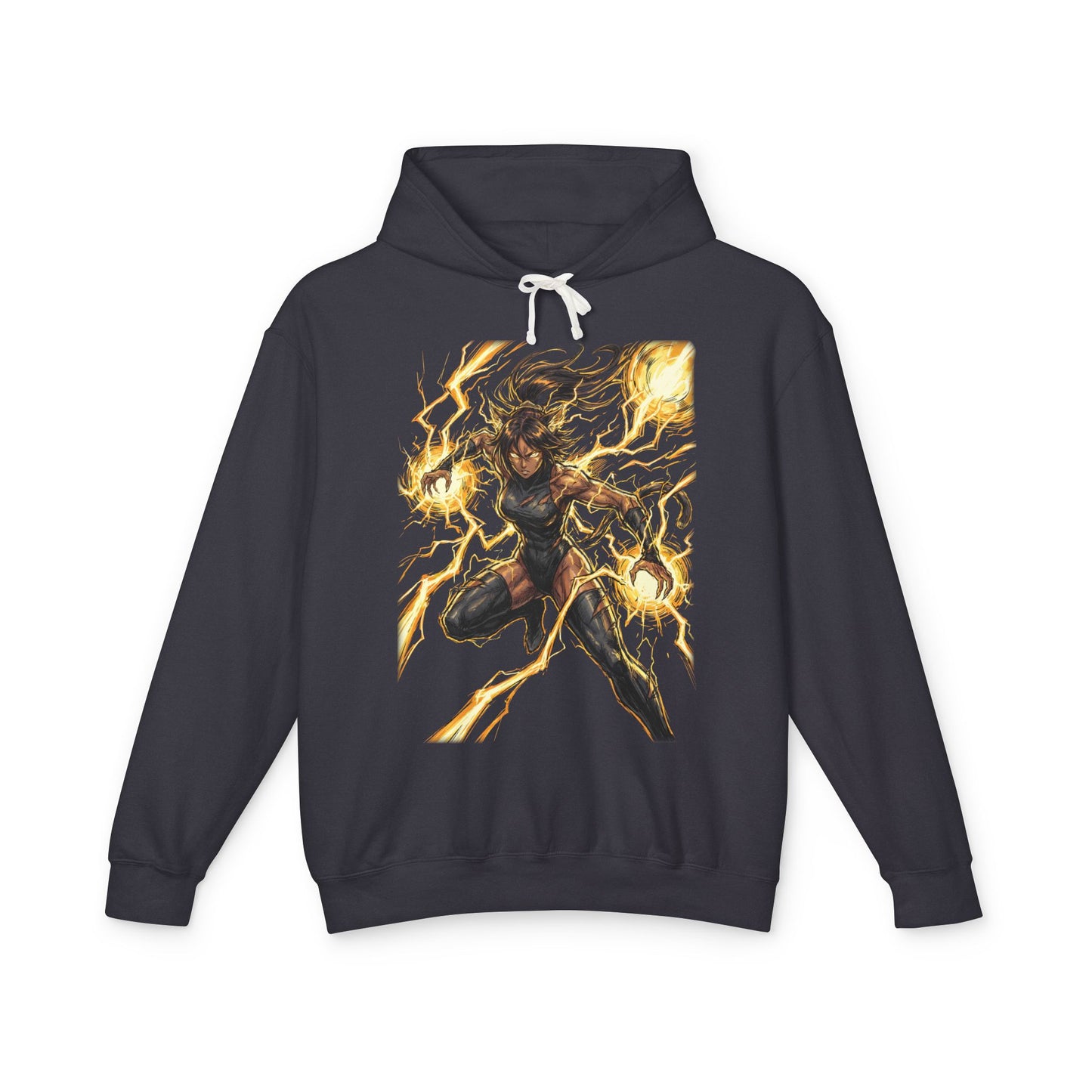 Bleach Yoruichi Shihouin Black Cat Transformation Golden Eyes Icon Unisex Premium Hoodie