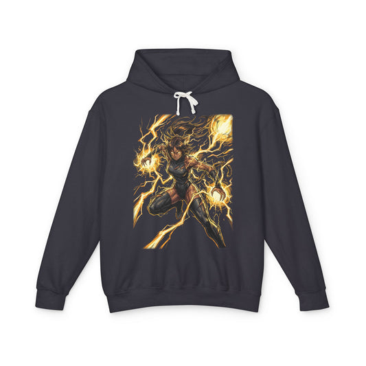 Bleach Yoruichi Shihouin Black Cat Transformation Golden Eyes Icon Unisex Premium Hoodie