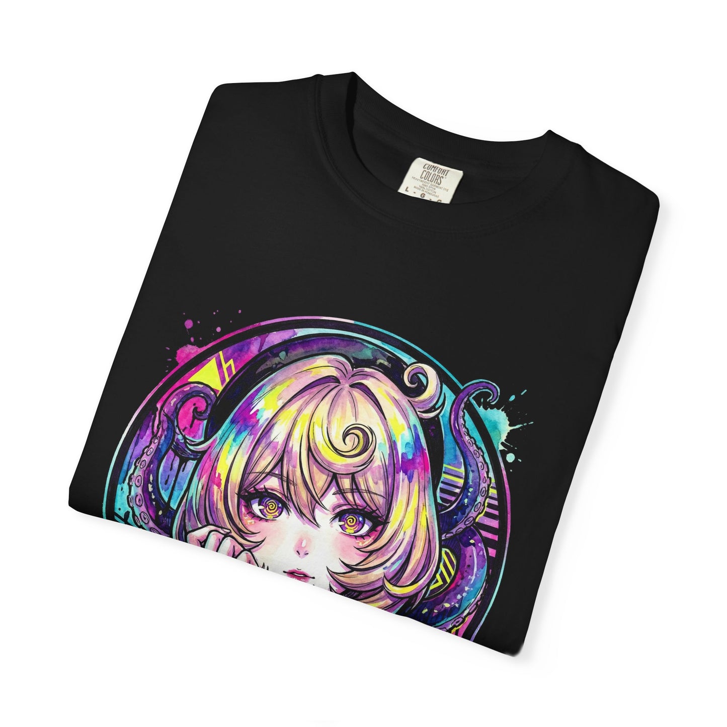 Zenless Zone Zero Yidhari Murphy Puffy Sleeves Black Shorts Vaporwave Premium T-Shirt