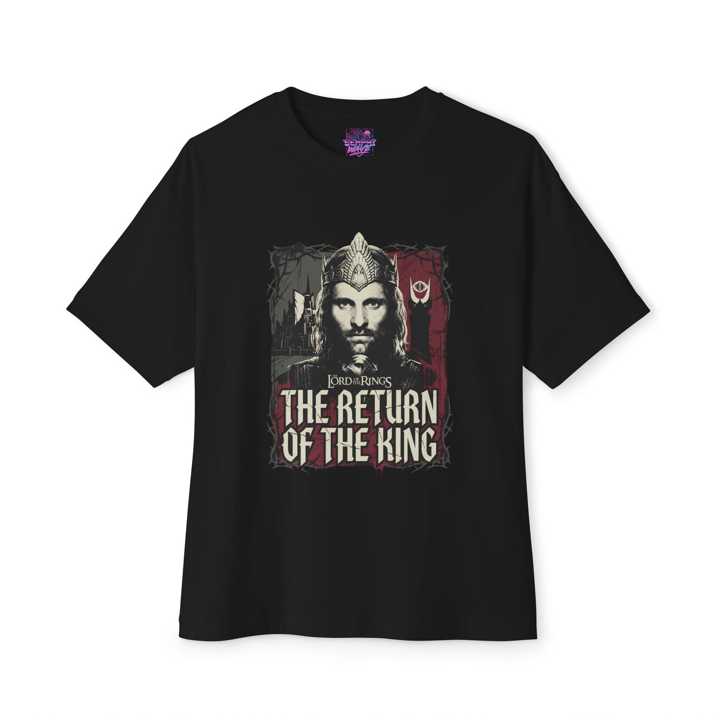 Lord of the Rings Film Design: Timeless Epic Saga Premium Oversized Unisex T-Shirt