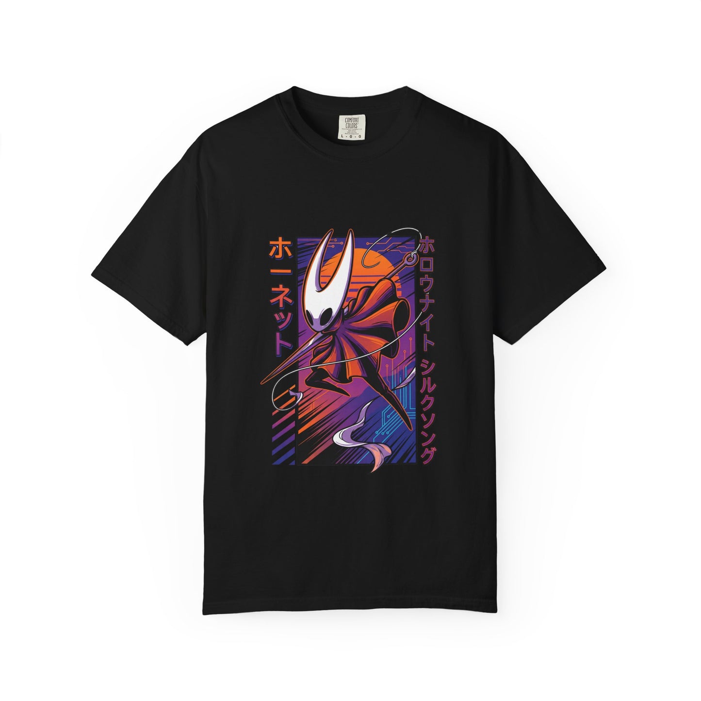 Hornet Silksong Vaporwave – Neon Needle Princess Premium T-Shirt