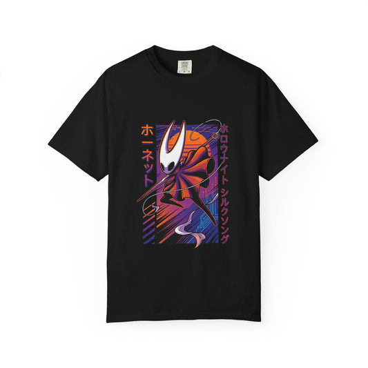 Hornet Silksong Vaporwave – Neon Needle Princess Premium T-Shirt