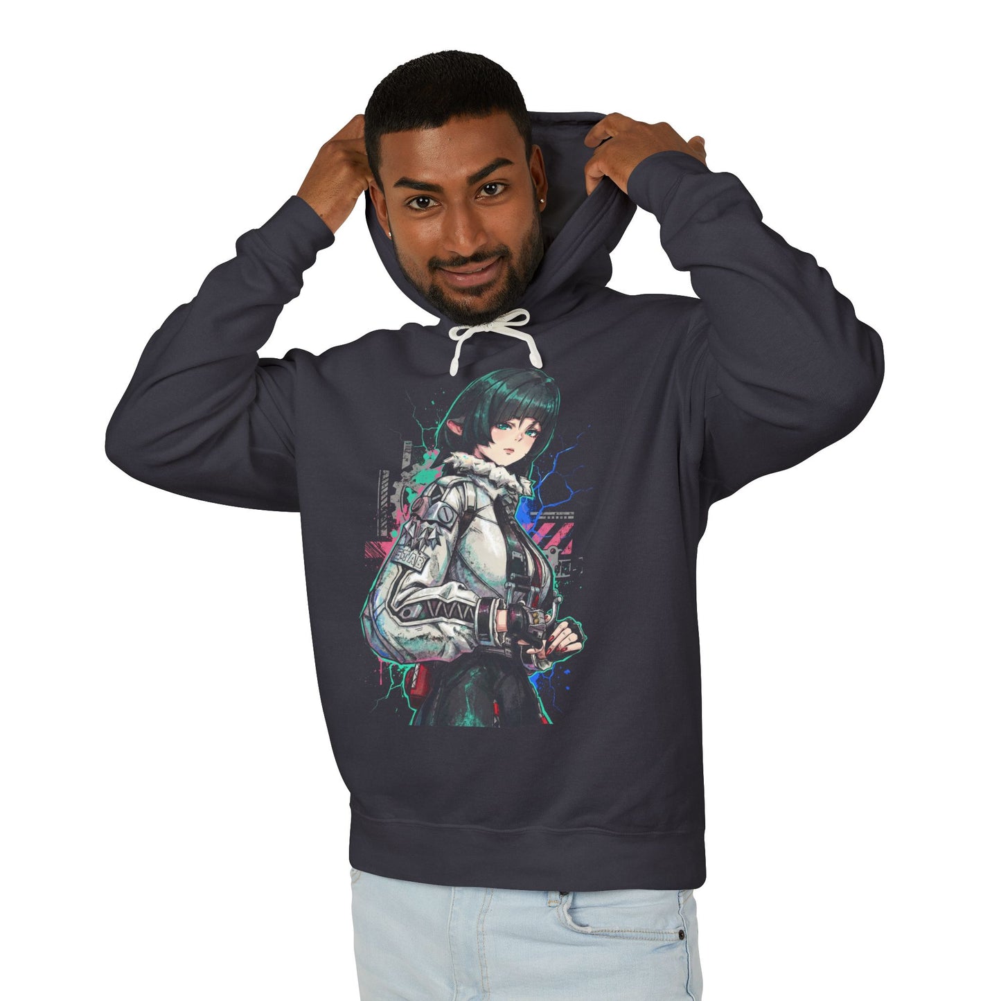 Jane Doe ZZZ Fanged Metal Build Unisex Premium Hoodie