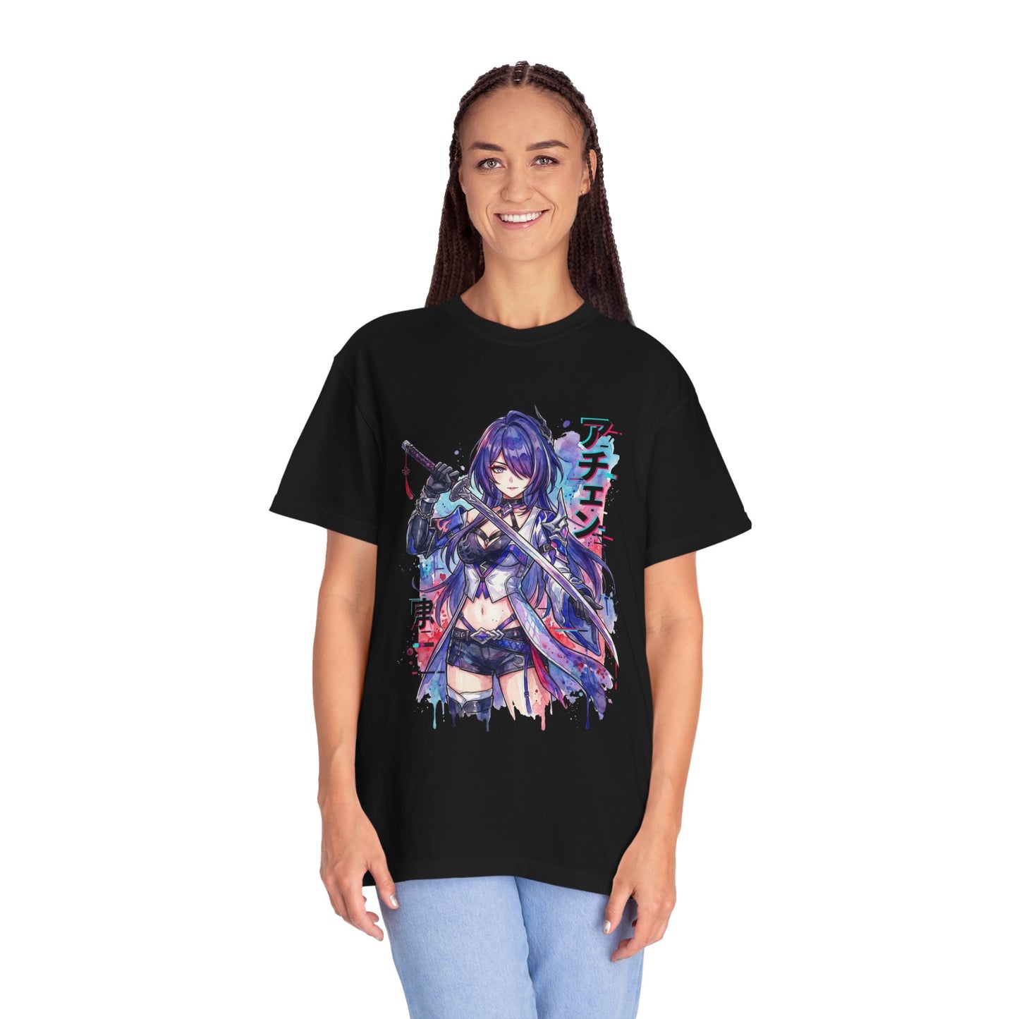 Honkai Star Rail Acheron Galaxy Ranger Mysterious Beauty Art Premium T-Shirt