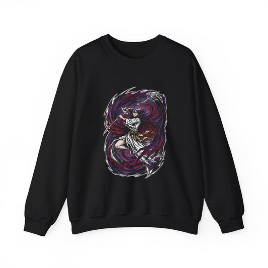Rukia Kuchiki Bleach Lieutenant Fan Art Portrait Crewneck Sweatshirt